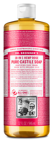 Rose - Pure-Castile Liquid Soap