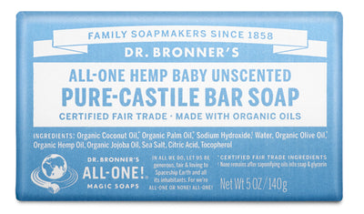 Baby Unscented - Pure-Castile Bar Soap - baby-unscented-pure-castile-bar-soap
