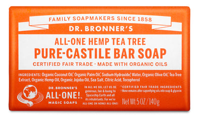 Tea Tree - Pure-Castile Bar Soap - tea-tree-pure-castile-bar-soap